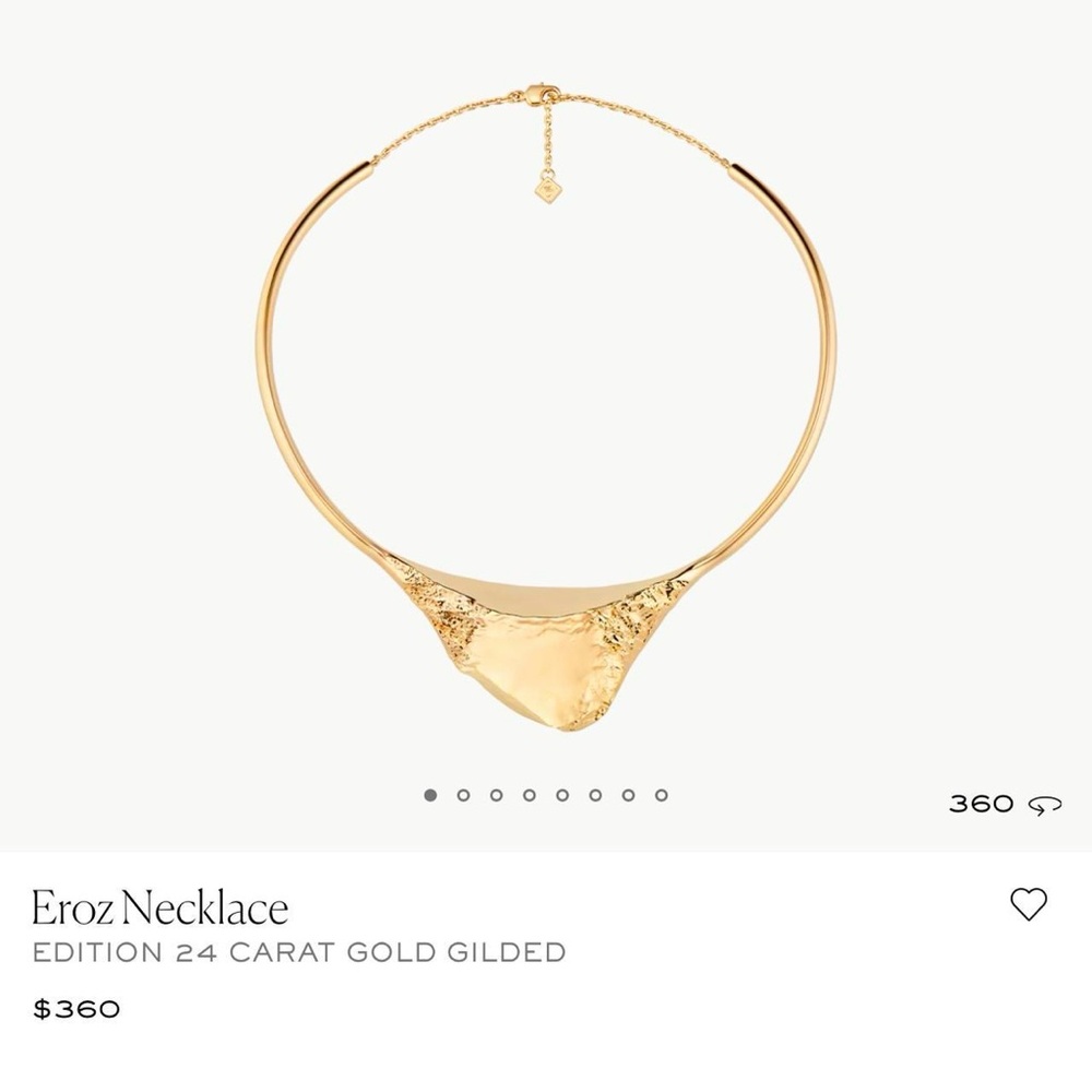 Polene Eroz Necklace EDITION 24 CARAT GOLD GILDED